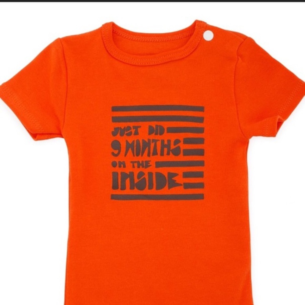 Funny baby Onesie "I Just did 9 Months"